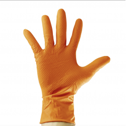 Gants Oranges en Nitrile 7...